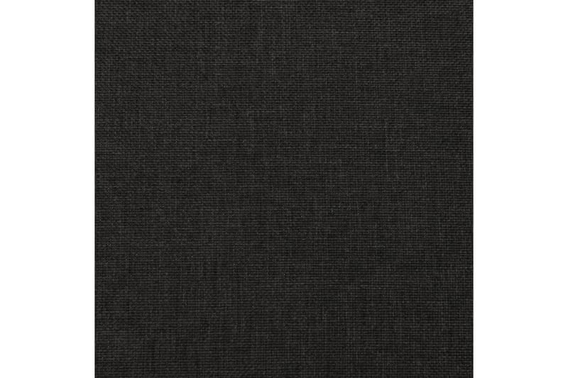 fodskammel 78x56x32 cm stof sort - Sort - Puf