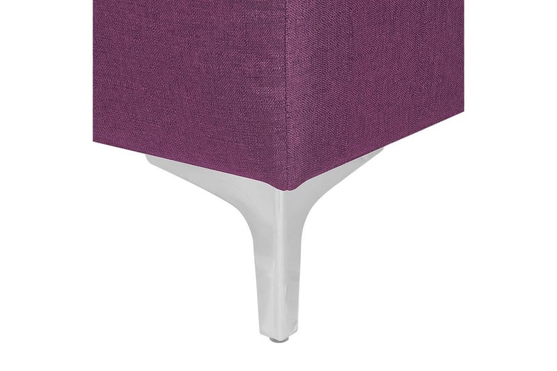 Fodskammel Aberdeen Violet/Sølv - Violet/Sølv - Møbler - Stole & lænestole - Taburet & skammel - Puf