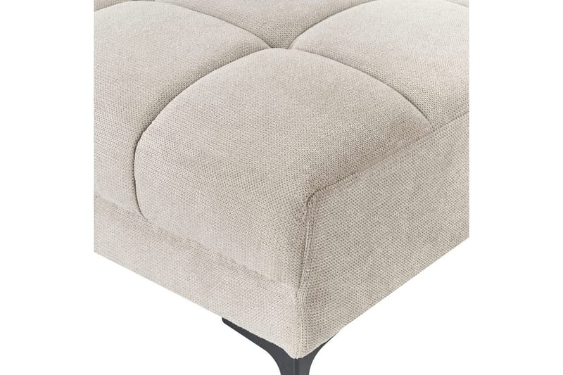 Fodskammel Alnes Beige/sort - Beige/sort - Møbler - Stole & lænestole - Taburet & skammel - Puf