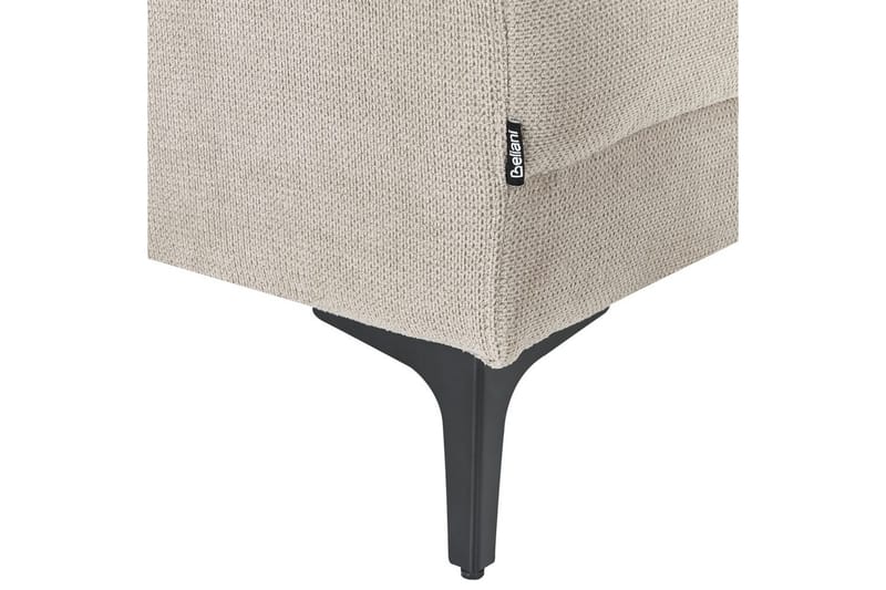 Fodskammel Alnes Beige/sort - Beige/sort - Møbler - Stole & lænestole - Taburet & skammel - Puf