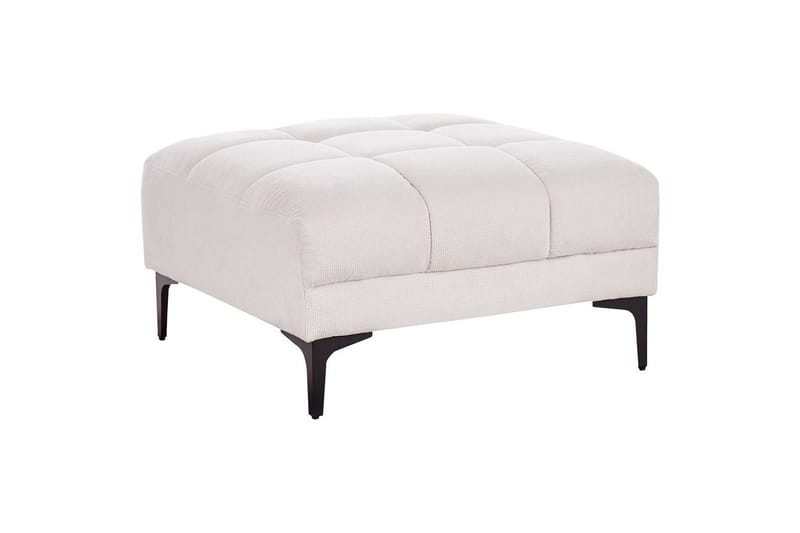 Fodskammel Alnes Hvid/Sort, Hvid/Sort