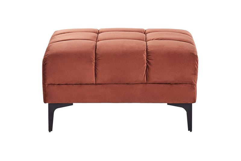 Fodskammel Alnes Rød/Sort - Rød/Sort - Møbler - Stole & lænestole - Taburet & skammel - Puf