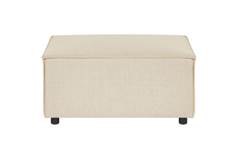 Fodskammel Aprica Beige/sort - Beige/sort - Møbler - Stole & lænestole - Taburet & skammel - Puf