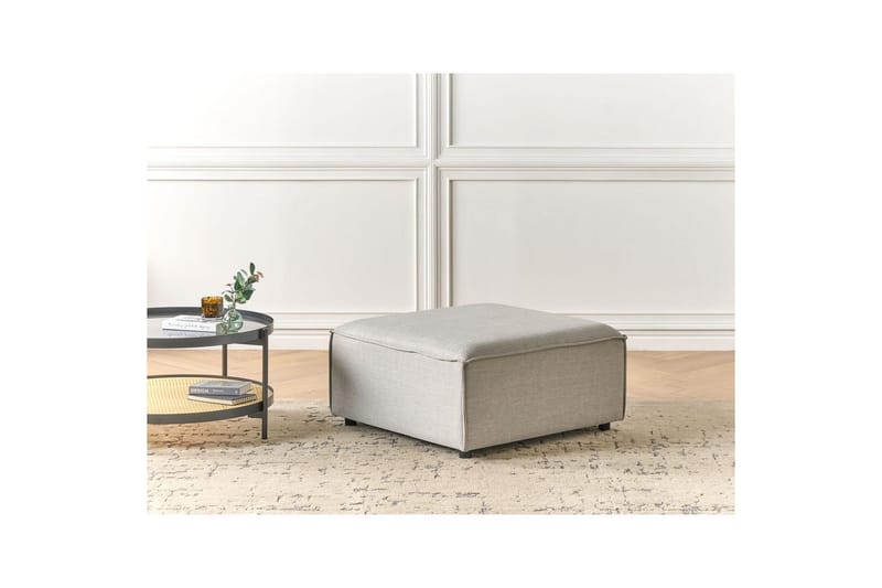 Fodskammel Ardal Grå/sort - Grå/sort - Møbler - Stole & lænestole - Taburet & skammel - Puf