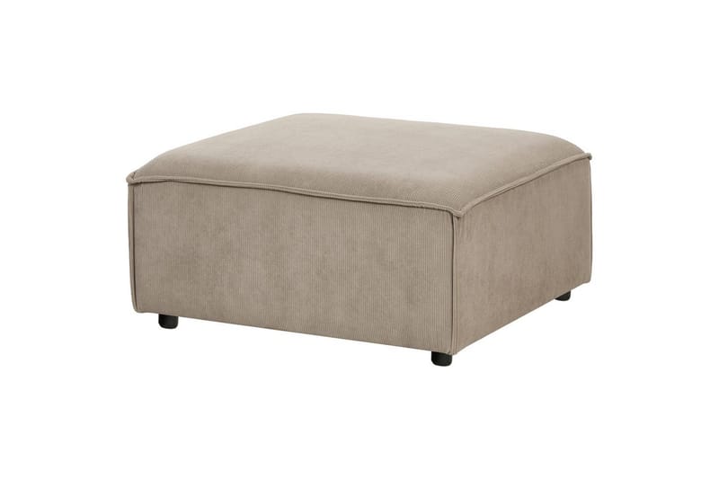 Fodskammel Ardal Taupe/sort - Taupe/sort - Møbler - Stole & lænestole - Taburet & skammel - Puf