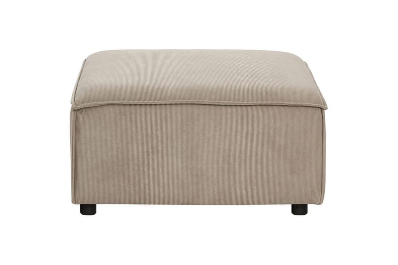 Fodskammel Ardal Taupe/sort - Taupe/sort - Møbler - Stole & lænestole - Taburet & skammel - Puf