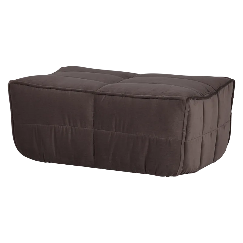 Fodskammel Cluster 104 cm, Chokoladebrun