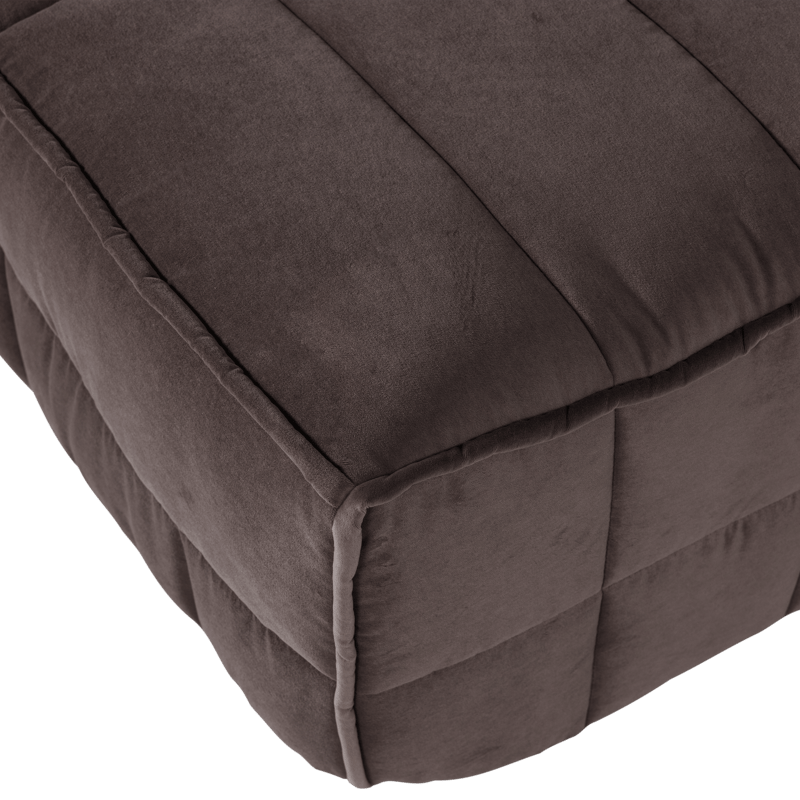 Fodskammel Cluster 104 cm - Chokoladebrun - Møbler - Stole & lænestole - Taburet & skammel - Puf