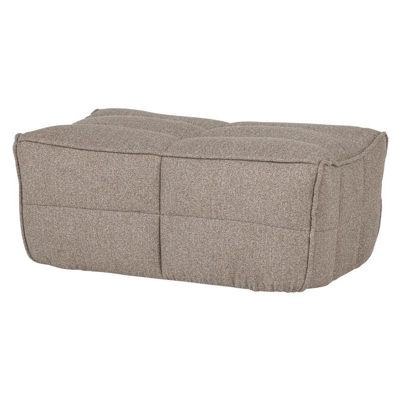 Fodskammel Cluster 104 cm, Khakibrun