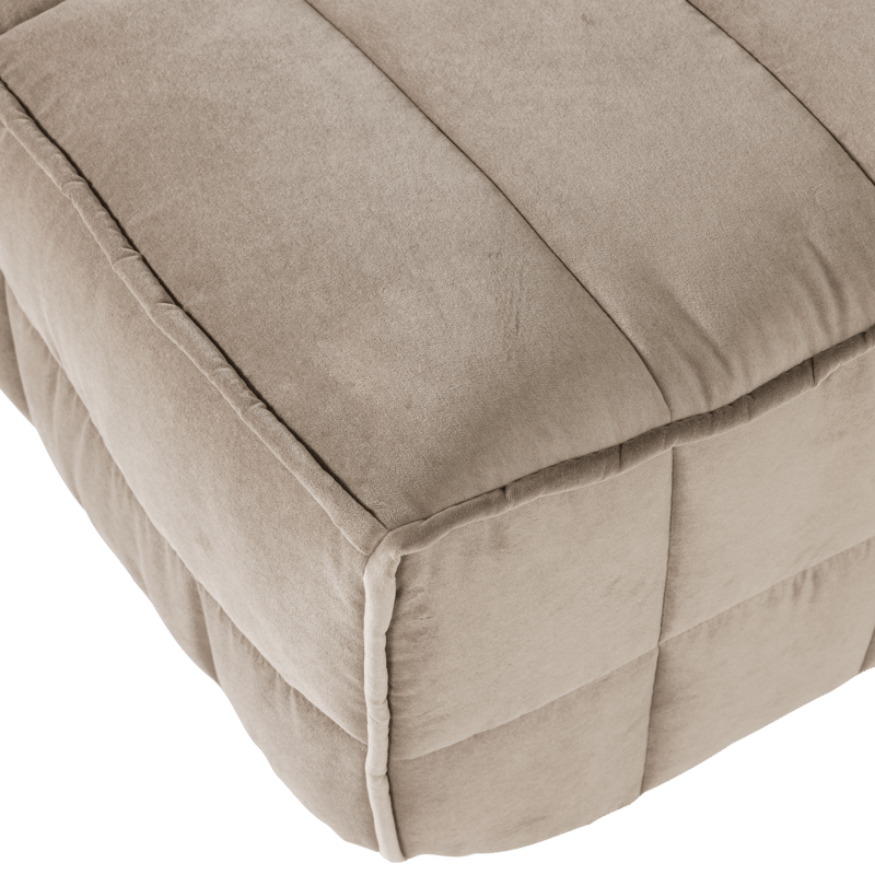 Fodskammel Cluster 104 cm - Taupe - Møbler - Stole & lænestole - Taburet & skammel - Puf