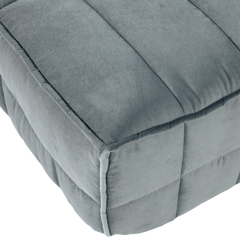 Fodskammel Cluster 104 cm - Turkisblå - Møbler - Stole & lænestole - Taburet & skammel - Puf