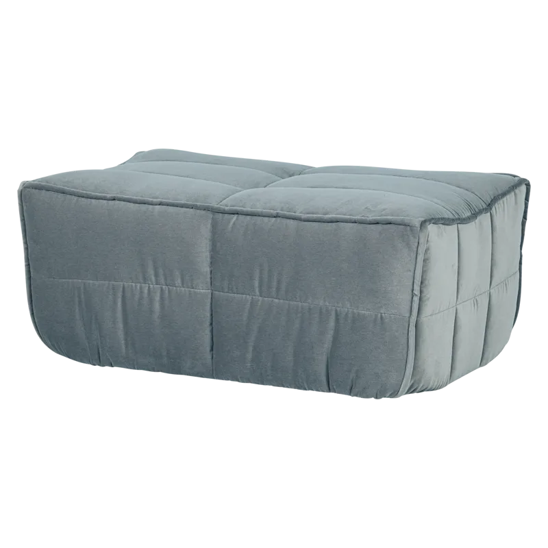 Fodskammel Cluster 104 cm, Turkisblå