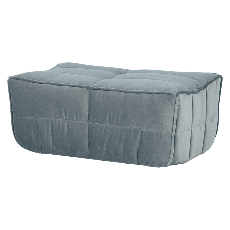 Fodskammel Cluster 104 cm, Turkisblå