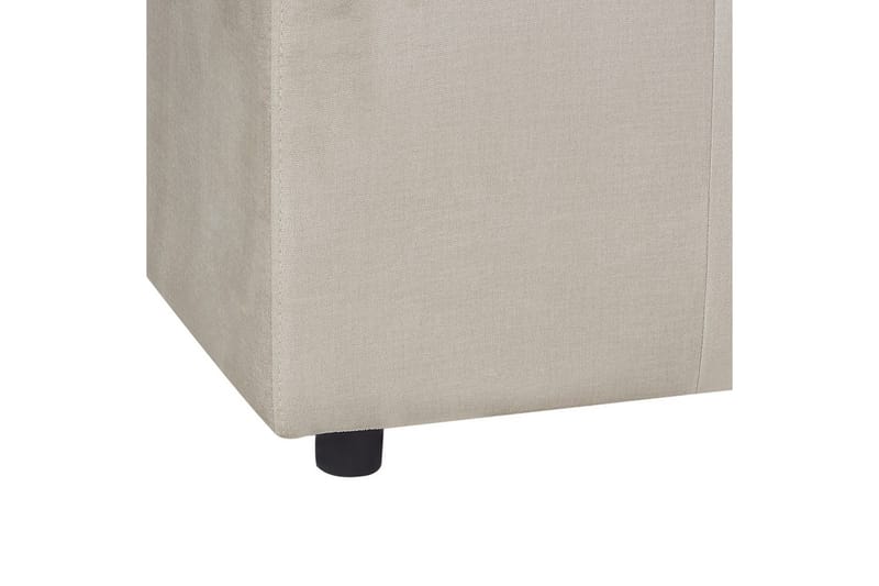 Fodskammel Falsterbo Beige, Fløjl - Beige, Fløjl - Møbler - Stole & lænestole - Taburet & skammel - Puf