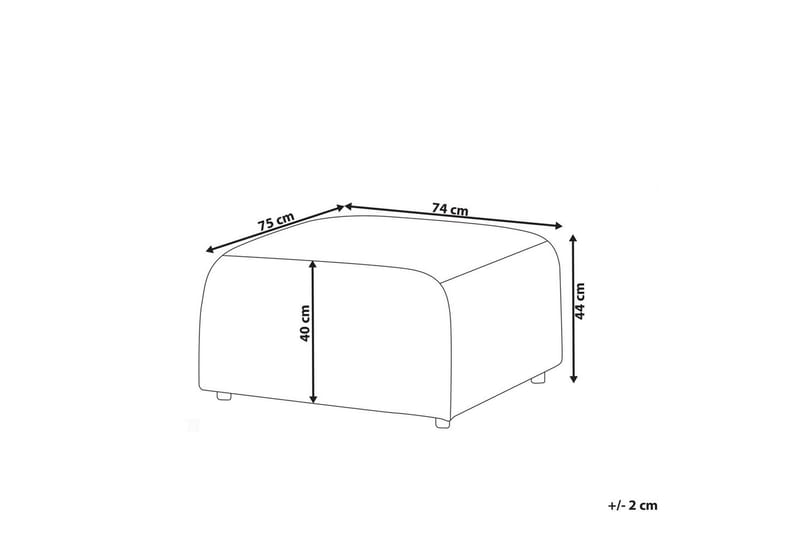 Fodskammel Falsterbo Grøn, Fløjl - Grøn, Fløjl - Møbler - Stole & lænestole - Taburet & skammel - Puf