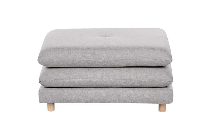 Fodskammel Heden Grå/lyst træ - Grå/lyst træ - Møbler - Stole & lænestole - Taburet & skammel - Puf