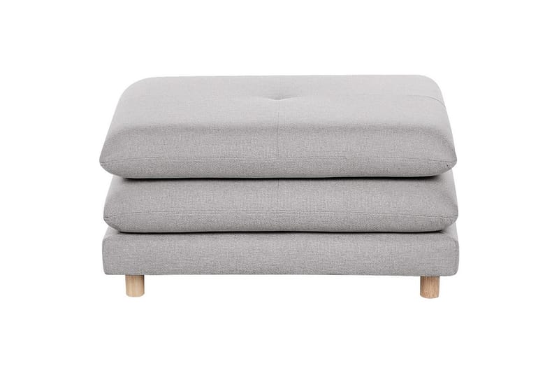 Fodskammel Heden Grå/lyst træ - Grå/lyst træ - Møbler - Stole & lænestole - Taburet & skammel - Puf