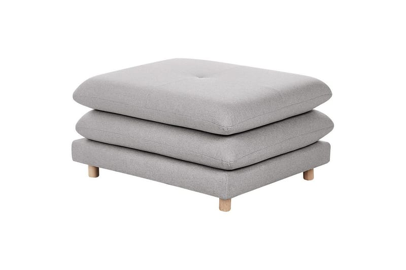 Fodskammel Heden Grå/lyst træ, Grå/lyst træ