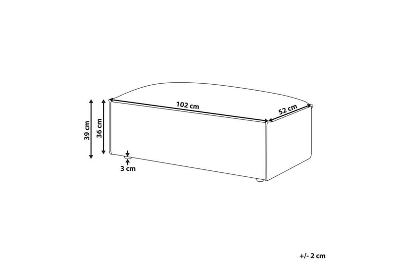 Fodskammel Hellnar Beige - Beige - Møbler - Stole & lænestole - Taburet & skammel - Puf