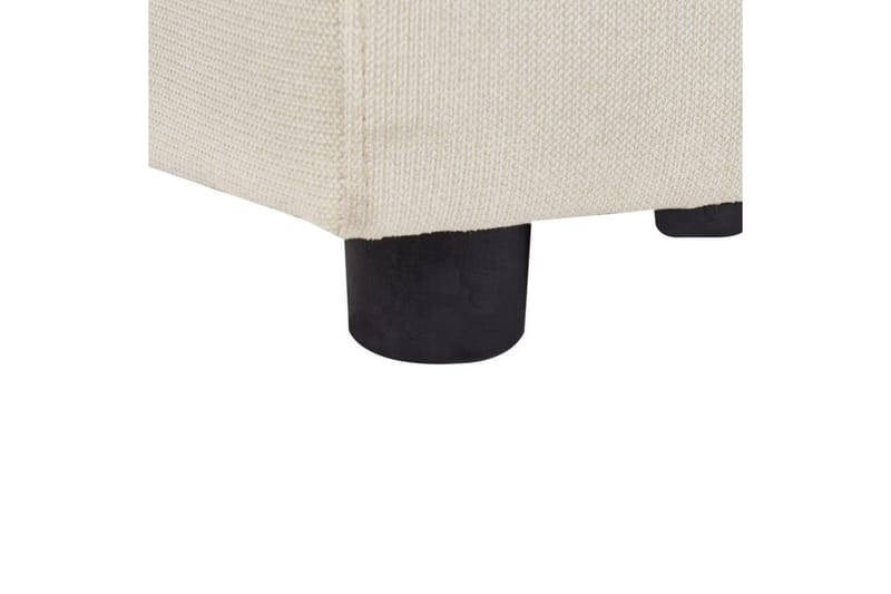 Fodskammel Kohlo Beige/sort - Beige/sort - Møbler - Stole & lænestole - Taburet & skammel - Puf