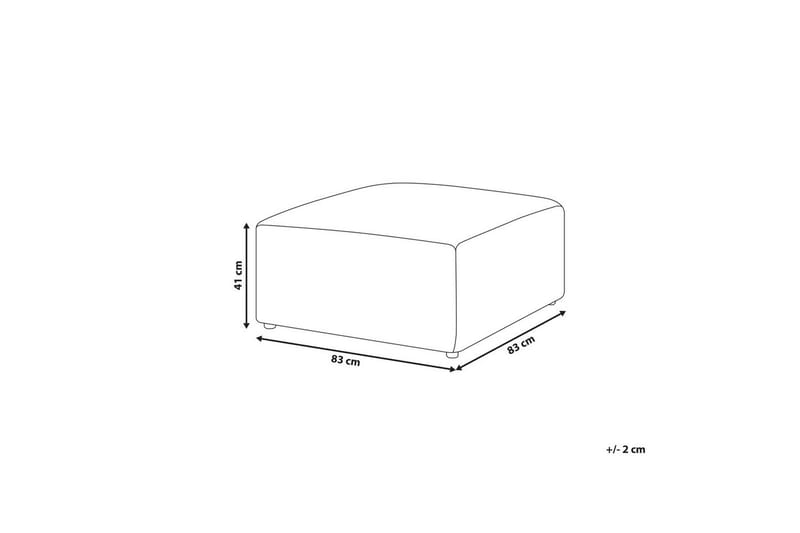 Fodskammel Lemvig Hvid - Hvid - Møbler - Stole & lænestole - Taburet & skammel - Puf