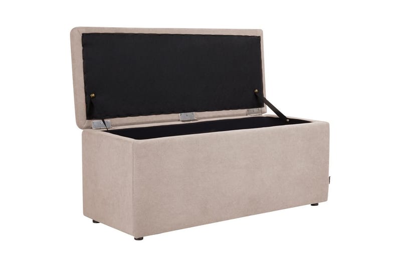 Fodskammel Orem Beige/sort - Beige/sort - Møbler - Stole & lænestole - Taburet & skammel - Puf