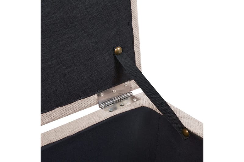 Fodskammel Orem Beige/sort - Beige/sort - Møbler - Stole & lænestole - Taburet & skammel - Puf