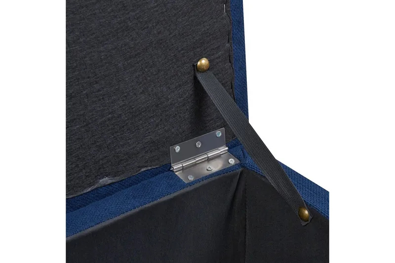 Fodskammel Orem Blå/Sort - Blå/Sort - Møbler - Stole & lænestole - Taburet & skammel - Puf