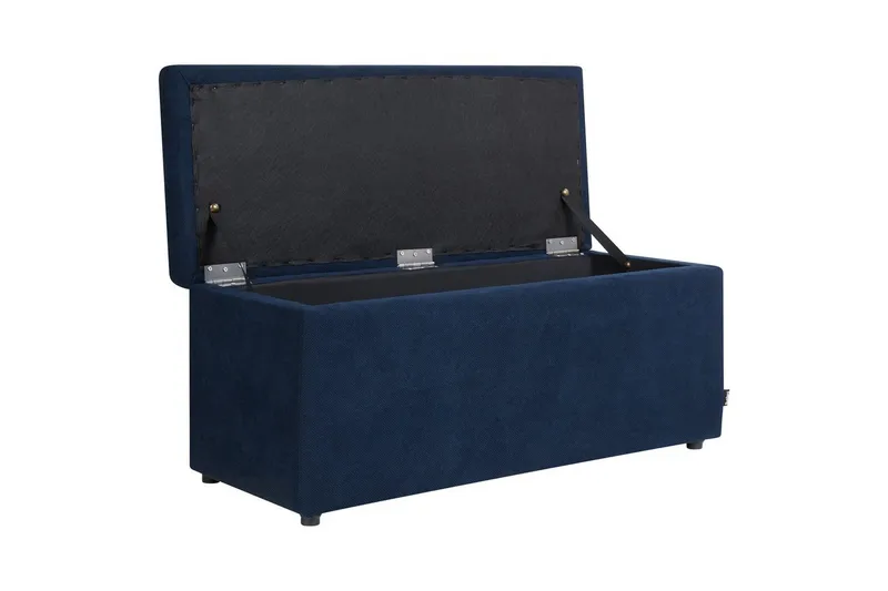 Fodskammel Orem Blå/Sort - Blå/Sort - Møbler - Stole & lænestole - Taburet & skammel - Puf