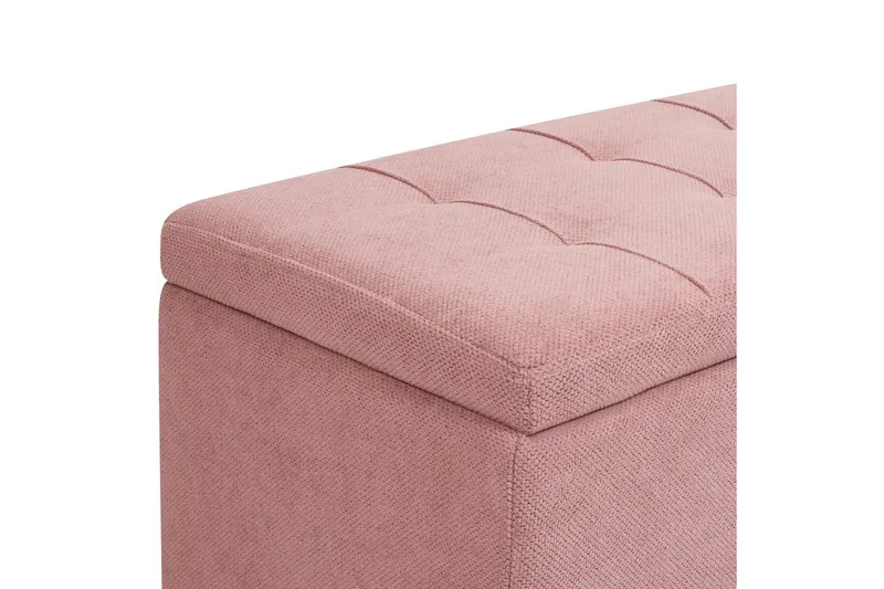 Fodskammel Orem Rosa/Sort - Rosa/Sort - Møbler - Stole & lænestole - Taburet & skammel - Puf