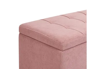 Fodskammel Orem Rosa/Sort - Rosa/Sort - Møbler - Stole & lænestole - Taburet & skammel - Puf