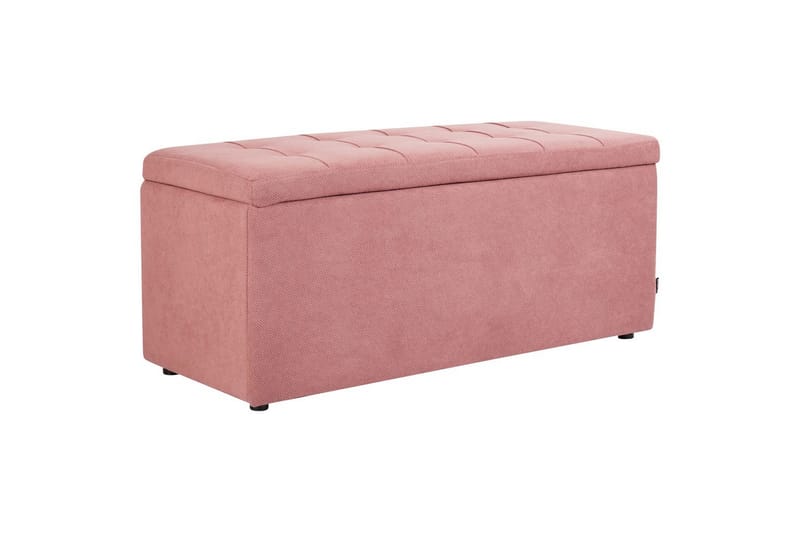 Fodskammel Orem Rosa/Sort - Rosa/Sort - Møbler - Stole & lænestole - Taburet & skammel - Puf