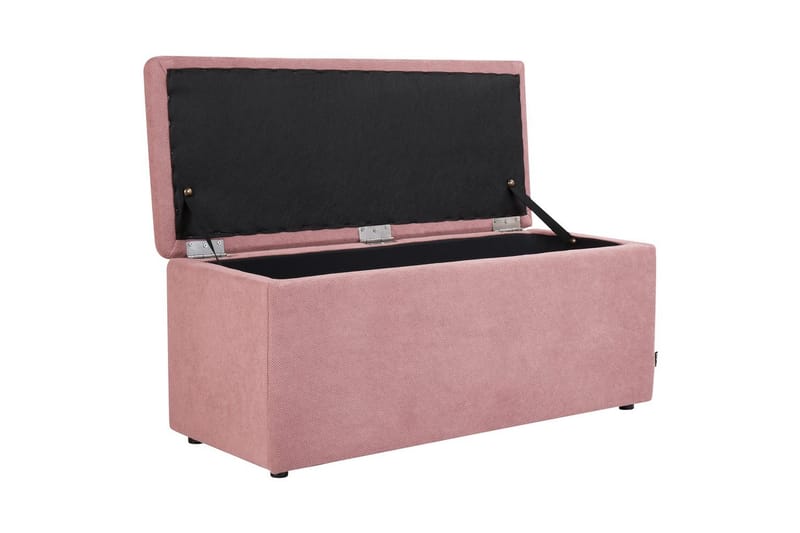 Fodskammel Orem Rosa/Sort - Rosa/Sort - Møbler - Stole & lænestole - Taburet & skammel - Puf