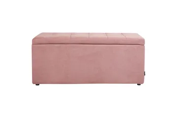 Fodskammel Orem Rosa/Sort - Rosa/Sort - Møbler - Stole & lænestole - Taburet & skammel - Puf