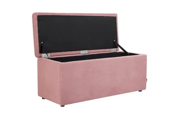 Fodskammel Orem Rosa/Sort - Rosa/Sort - Møbler - Stole & lænestole - Taburet & skammel - Puf