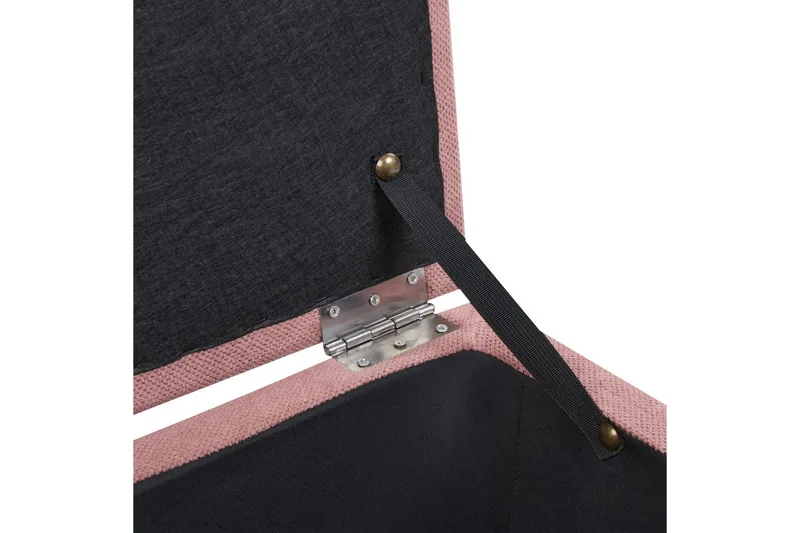 Fodskammel Orem Rosa/Sort - Rosa/Sort - Møbler - Stole & lænestole - Taburet & skammel - Puf