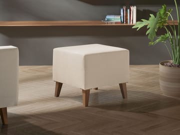 fodskammel OVIEDO Verita 03 - beige - Møbler - Stole & lænestole - Taburet & skammel - Puf