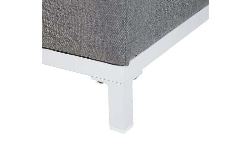 Fodskammel Rovigo Grå/hvid - Grå/hvid - Møbler - Stole & lænestole - Taburet & skammel - Puf