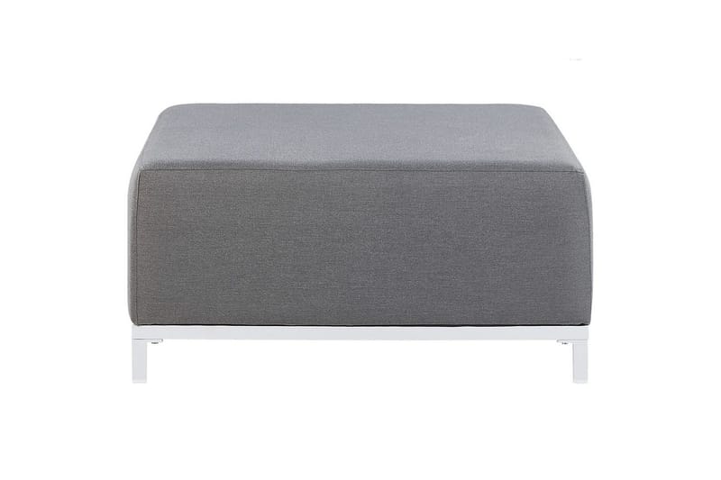 Fodskammel Rovigo Grå/hvid - Grå/hvid - Møbler - Stole & lænestole - Taburet & skammel - Puf