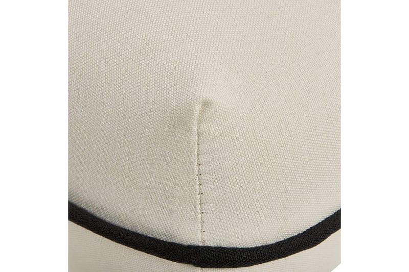 Fodskammel Tonsberg Beige/sort - Beige/sort - Møbler - Stole & lænestole - Taburet & skammel - Puf