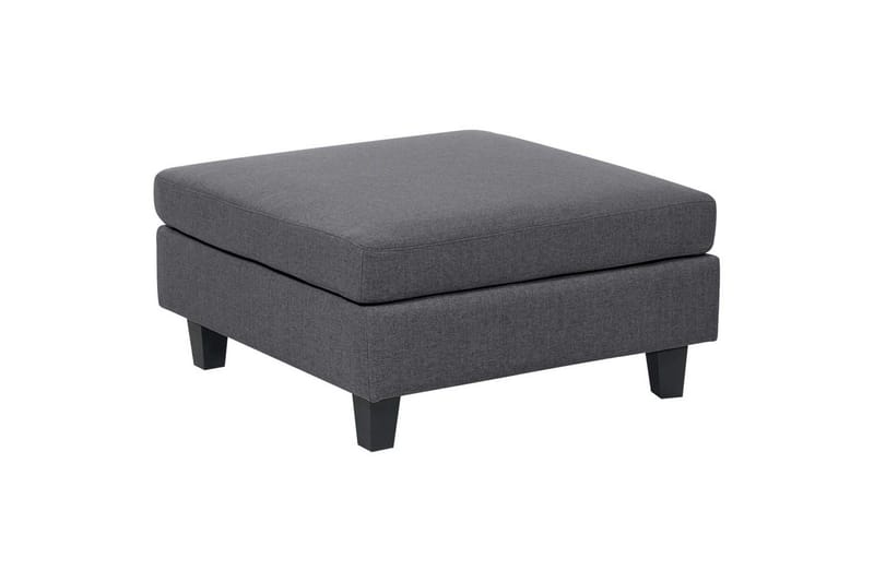 Fodskammel Unstad Mørkegrå/sort, Mørkegrå/sort