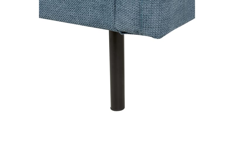Fodskammel Vinterbro Blå/Sort, Chenille - Blå/Sort, Chenille - Møbler - Stole & lænestole - Taburet & skammel - Puf