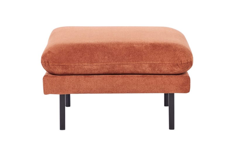 Fodskammel Vinterbro Brun/Sort, Chenille - Brun/Sort, Chenille - Møbler - Stole & lænestole - Taburet & skammel - Puf