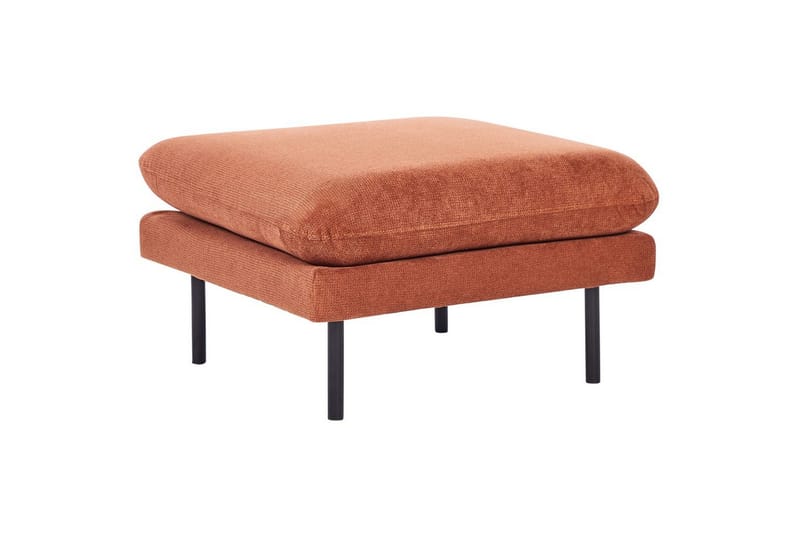 Fodskammel Vinterbro Brun/Sort, Chenille - Brun/Sort, Chenille - Møbler - Stole & lænestole - Taburet & skammel - Puf