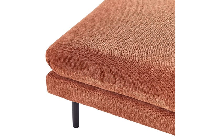 Fodskammel Vinterbro Brun/Sort, Chenille - Brun/Sort, Chenille - Møbler - Stole & lænestole - Taburet & skammel - Puf