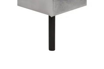 Fodskammel Vinterbro Grå/sort, Fløjl - Grå/sort, Fløjl - Møbler - Stole & lænestole - Taburet & skammel - Puf