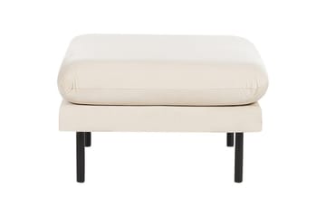 Fodskammel Vinterbro Lys beige/sort, Fløjl - Lys beige/sort, Fløjl - Møbler - Stole & lænestole - Taburet & skammel - Puf