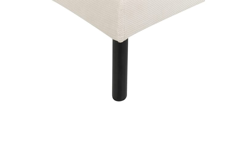 Fodskammel Vinterbro Lys beige/sort, Polyester - Lys beige/sort, Polyester - Møbler - Stole & lænestole - Taburet & skammel - Puf