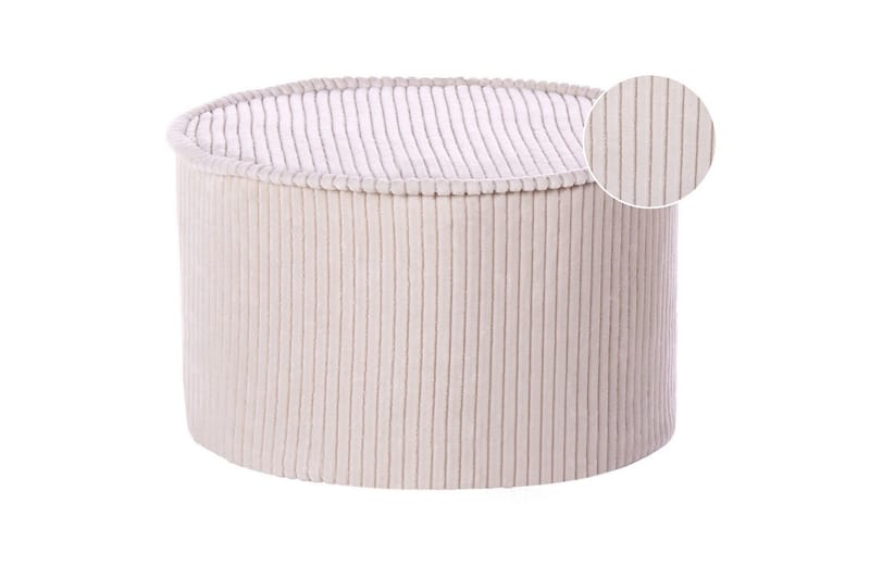 Fodskammel Zikria Beige - Beige - Møbler - Stole & lænestole - Taburet & skammel - Ottoman