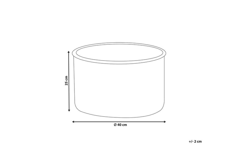 Fodskammel Zikria Rosa - Rosa - Møbler - Stole & lænestole - Taburet & skammel - Ottoman